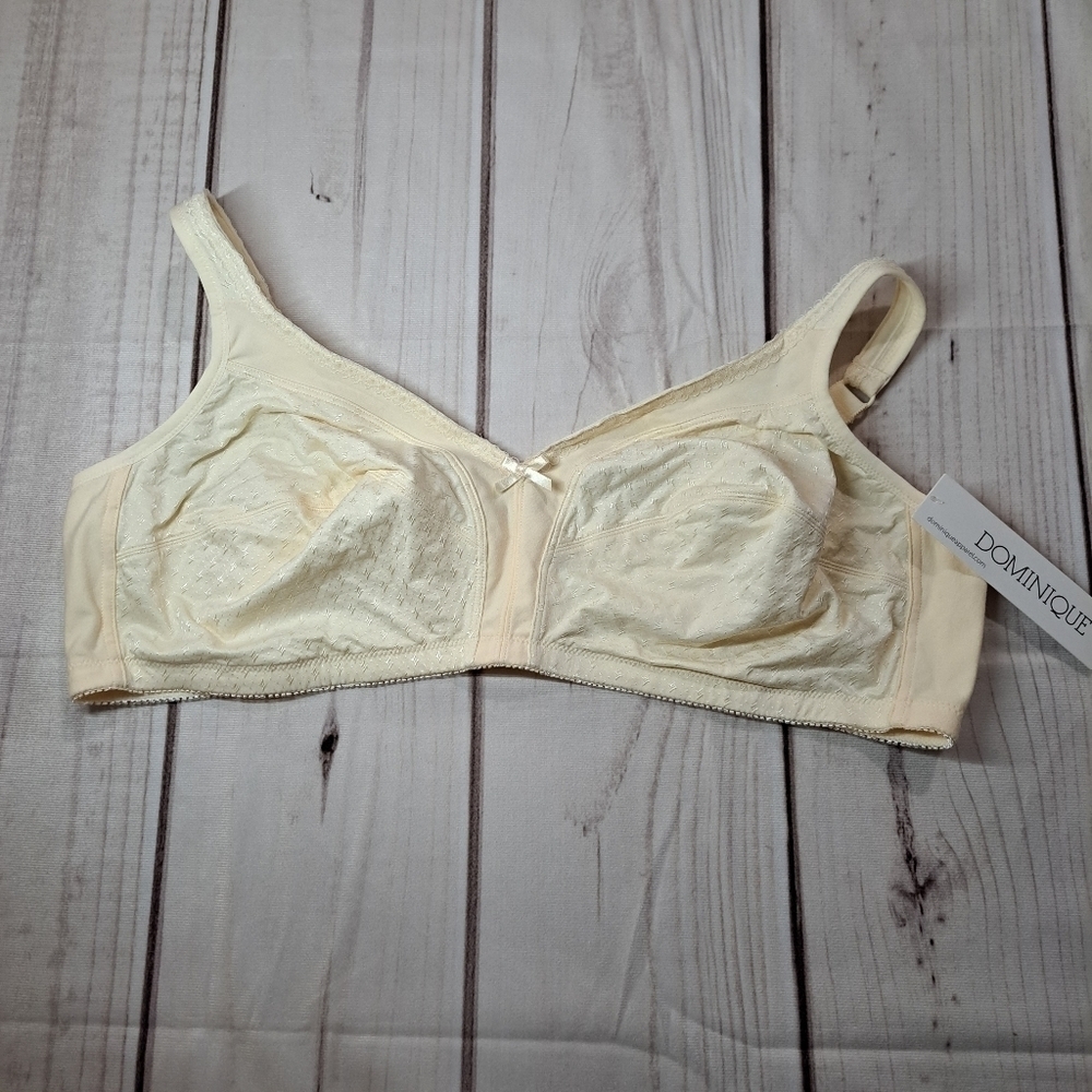 3 FOR 12 SALE NWT Dominique Cooling Collection Unlined No Wire Bra Size 48B